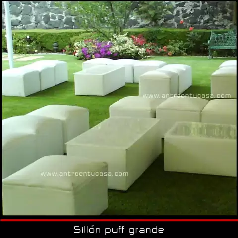 salitas puff para jardines
